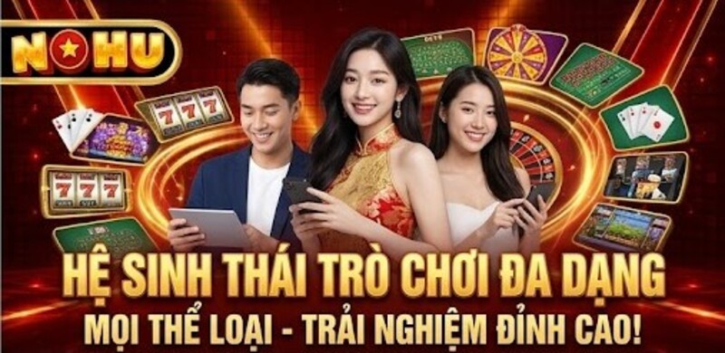 Hệ sinh thái game phong phú tại Nổ Hũ